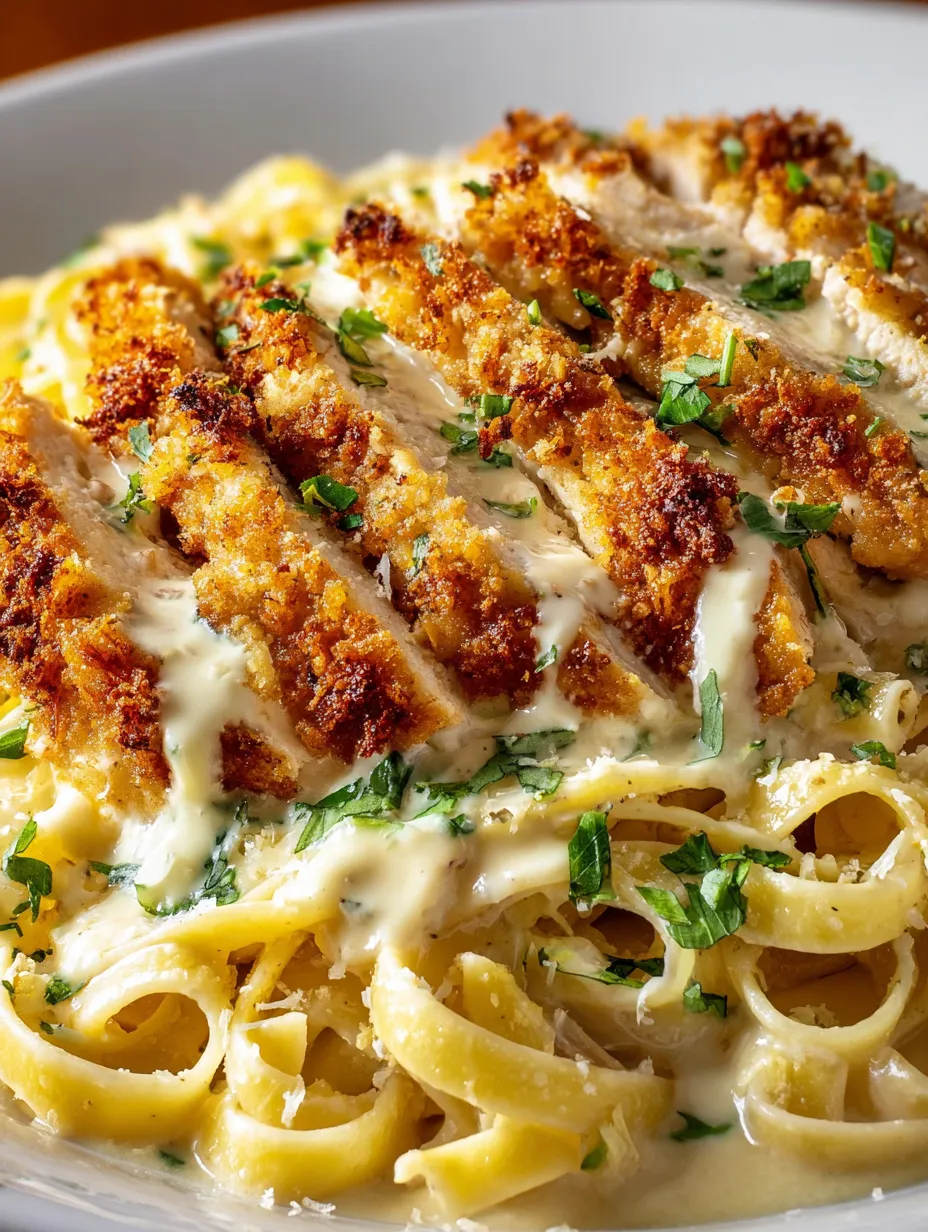 A plate of food with chicken and pasta.