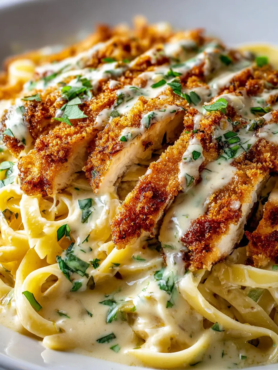 A plate of chicken and noodles.