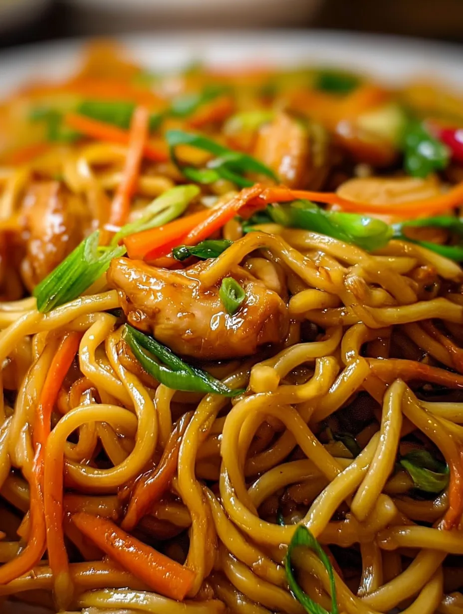 A bowl of noodles with vegetables.