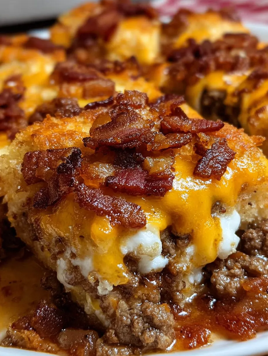 Bacon and cheese casserole.