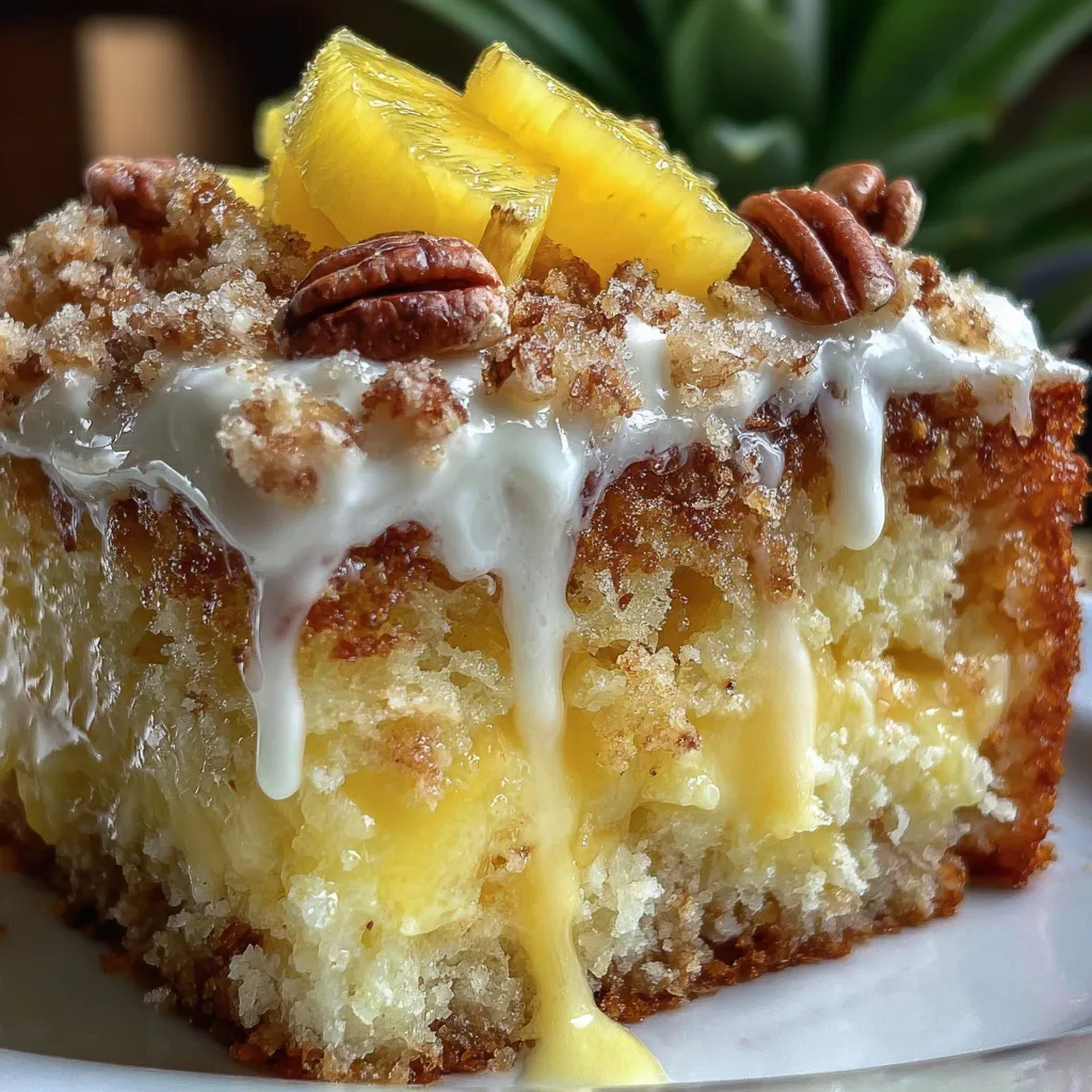 A slice of cake with white frosting and a lemon wedge on top.