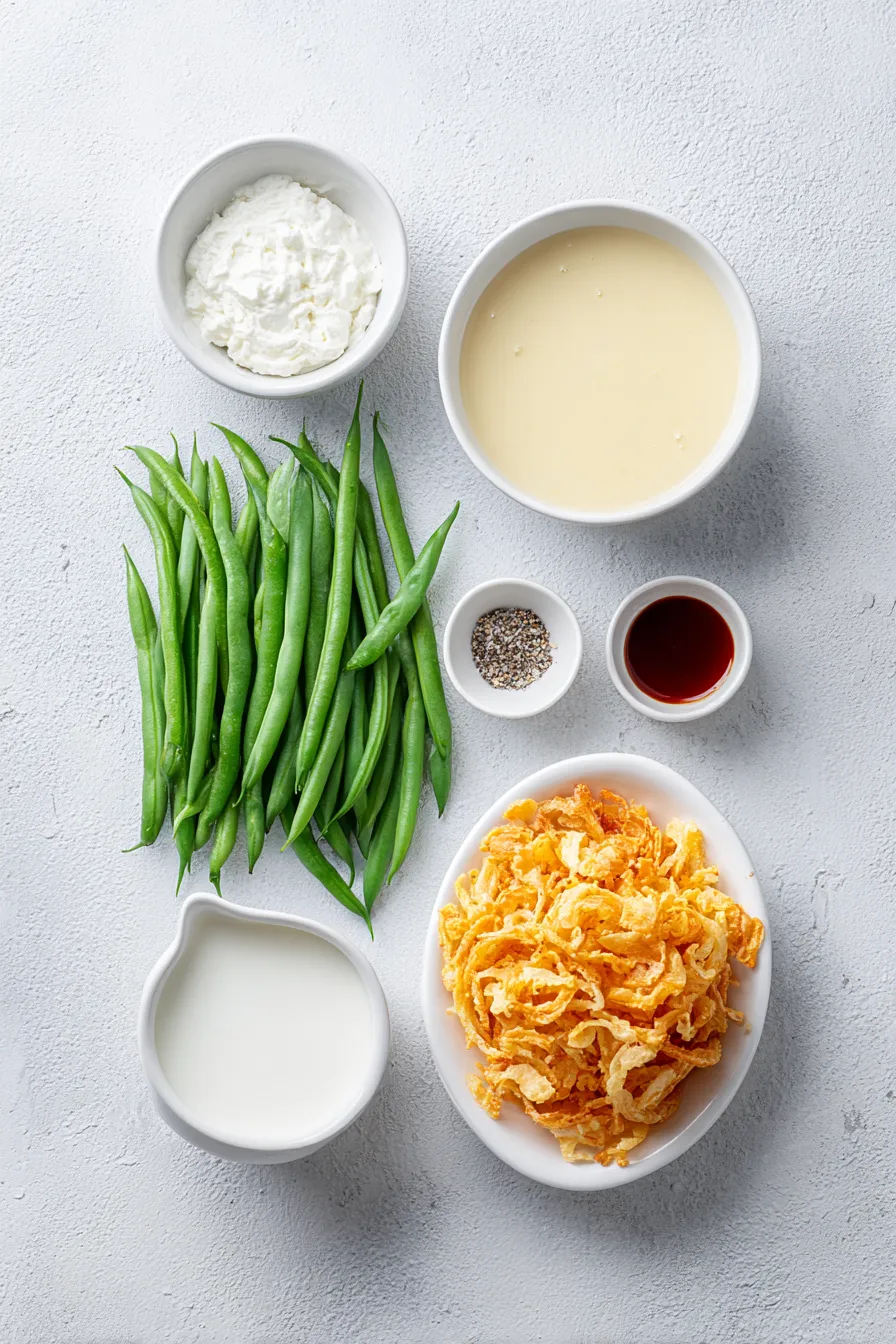 A bowl of green beans and a bowl of sauce.