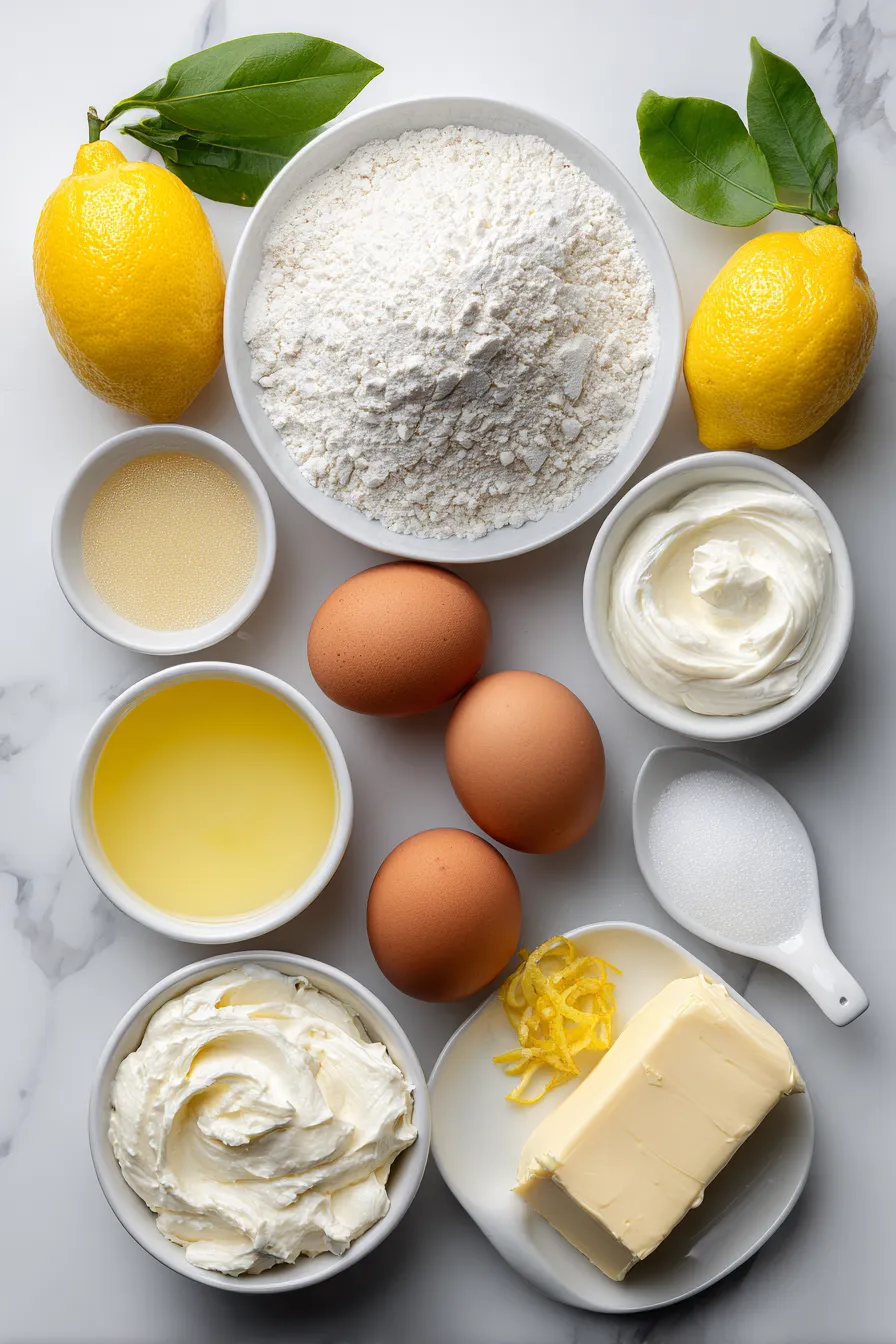 A variety of foods are displayed on a table.