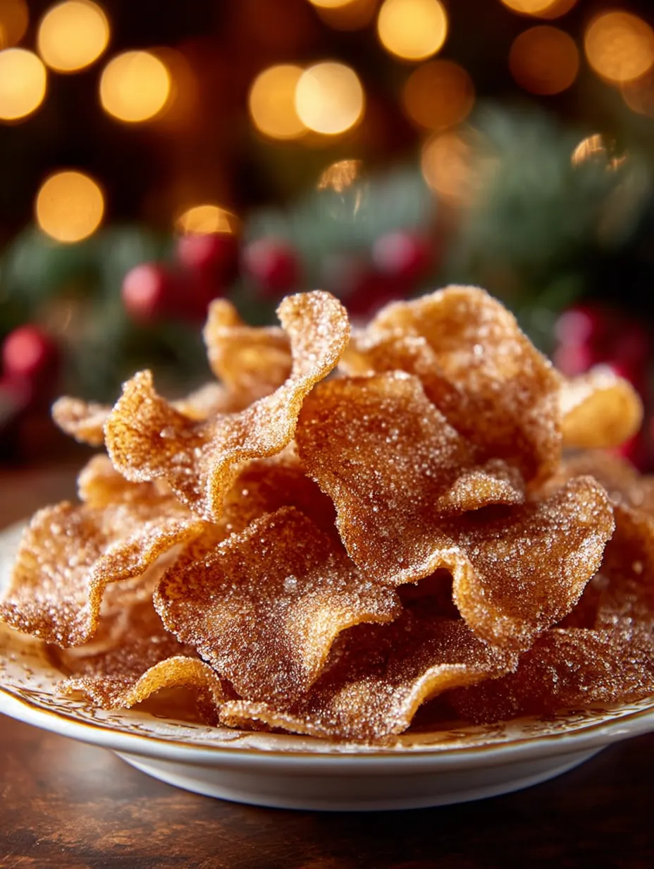 A plate of sugar coated food.