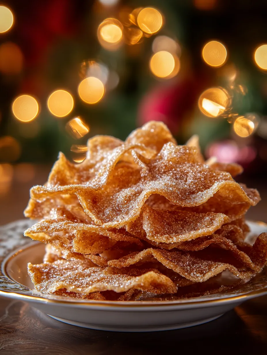 A plate of sugar coated pastries.