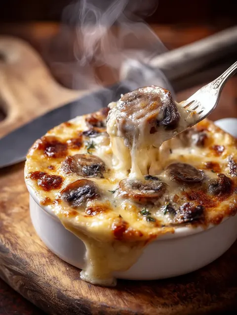A bowl of food with a fork in it.