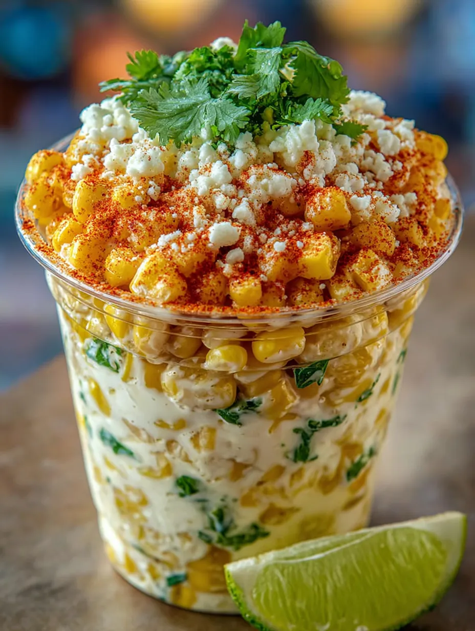 A bowl of food with corn and cheese.