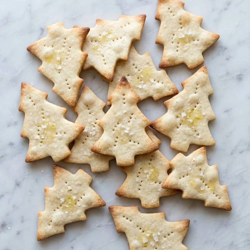 A plate of cookies with a star shape.