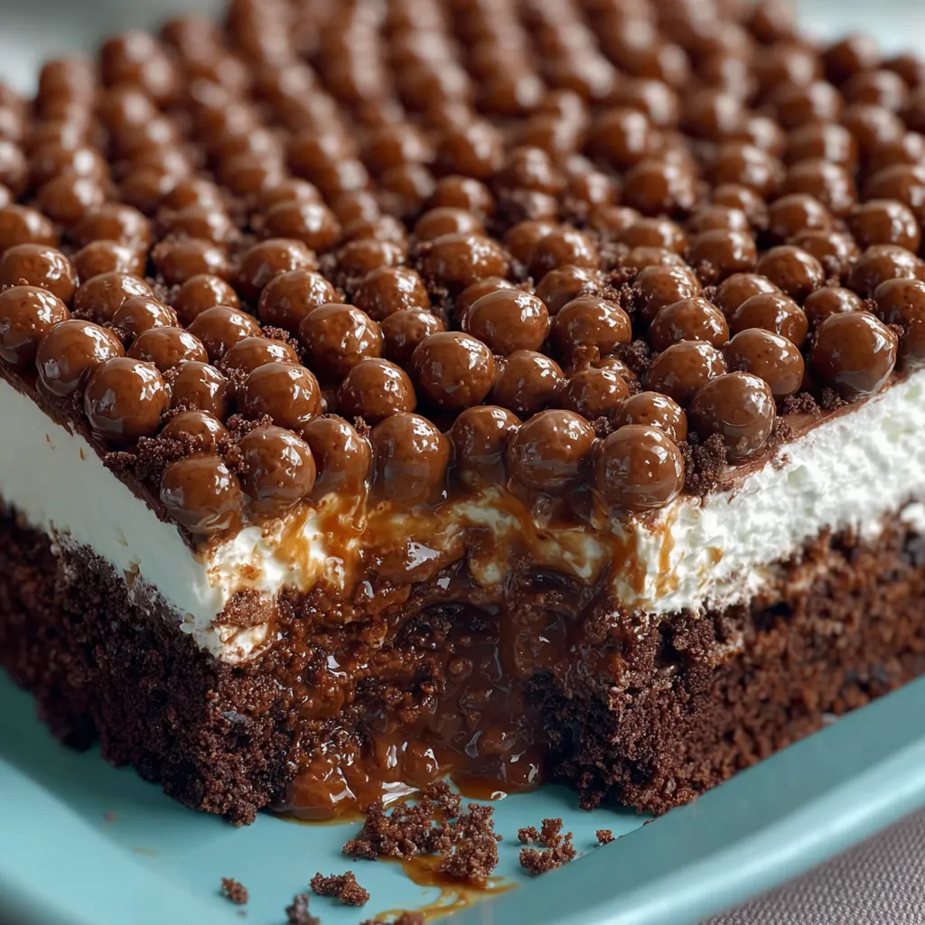 A slice of chocolate cake with chocolate frosting and chocolate chips.
