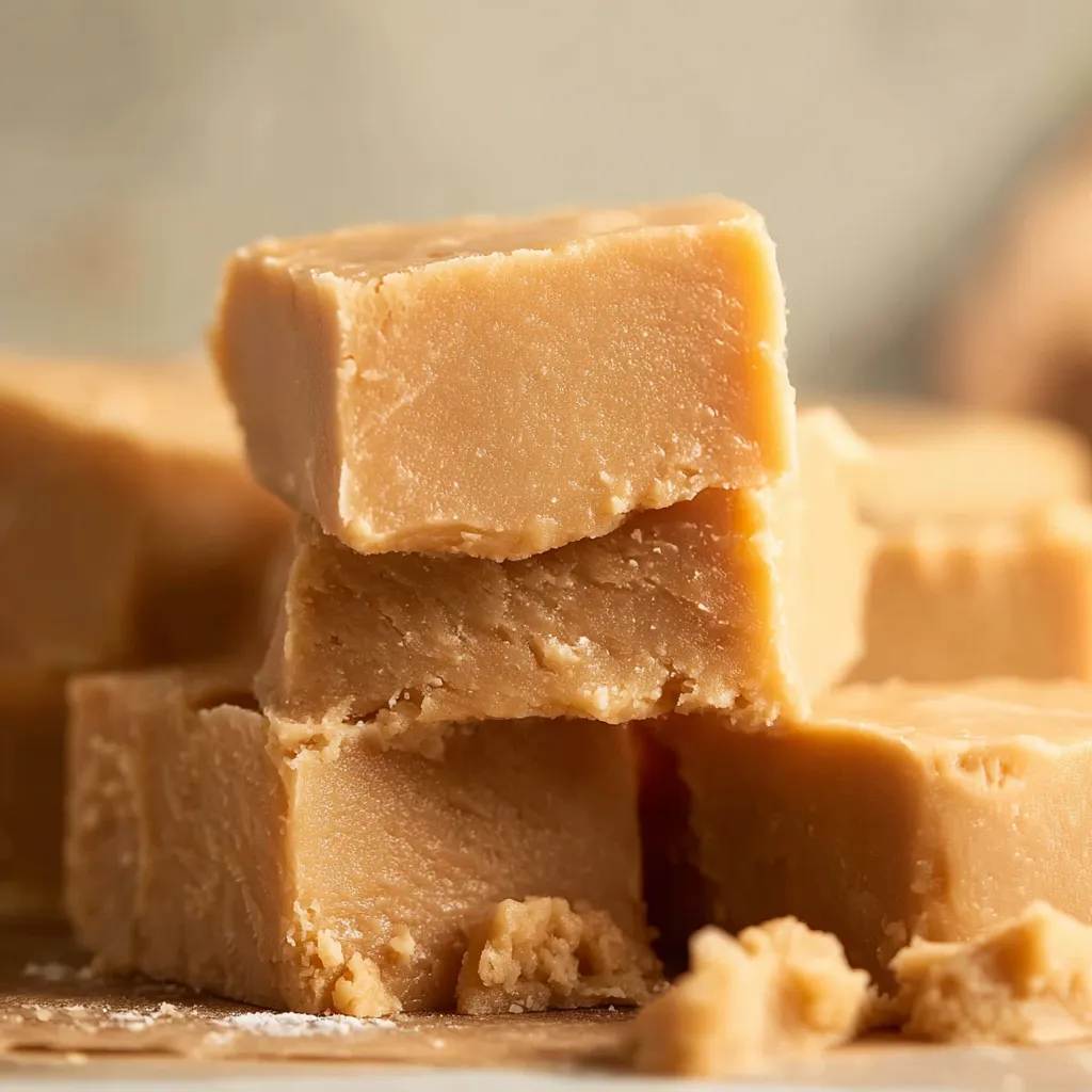 A stack of brown cake.