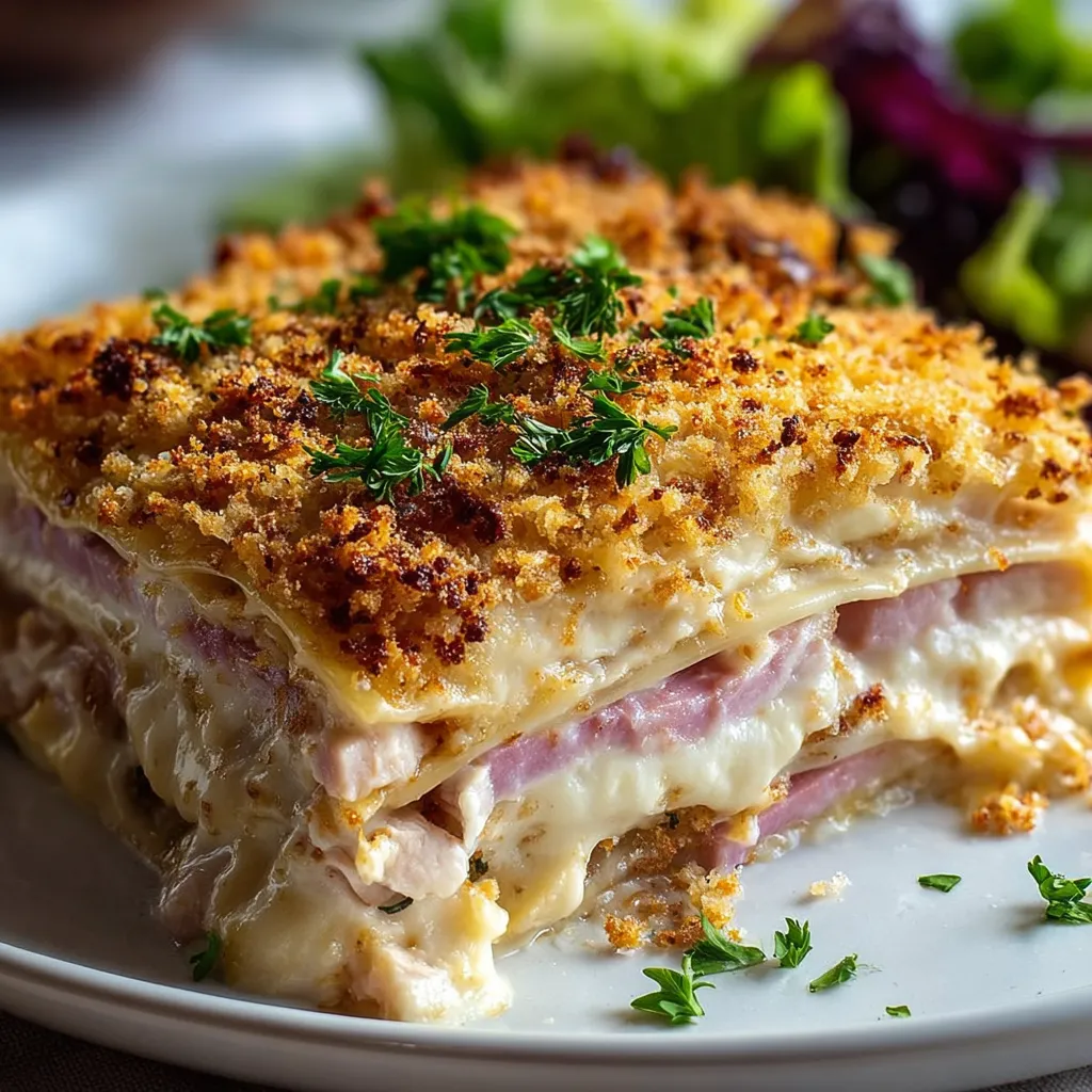 A plate of food with a ham and cheese sandwich and a salad.