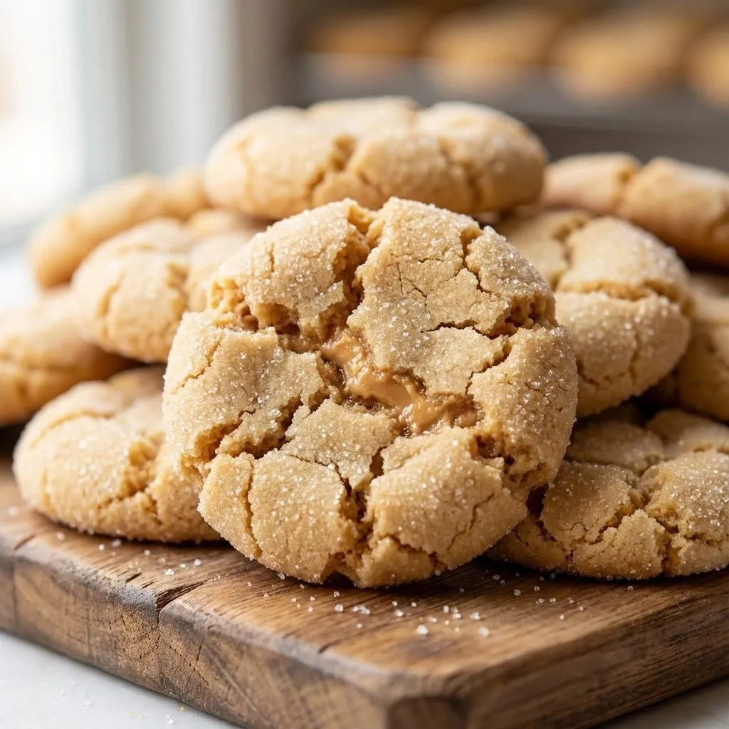 A plate of cookies.