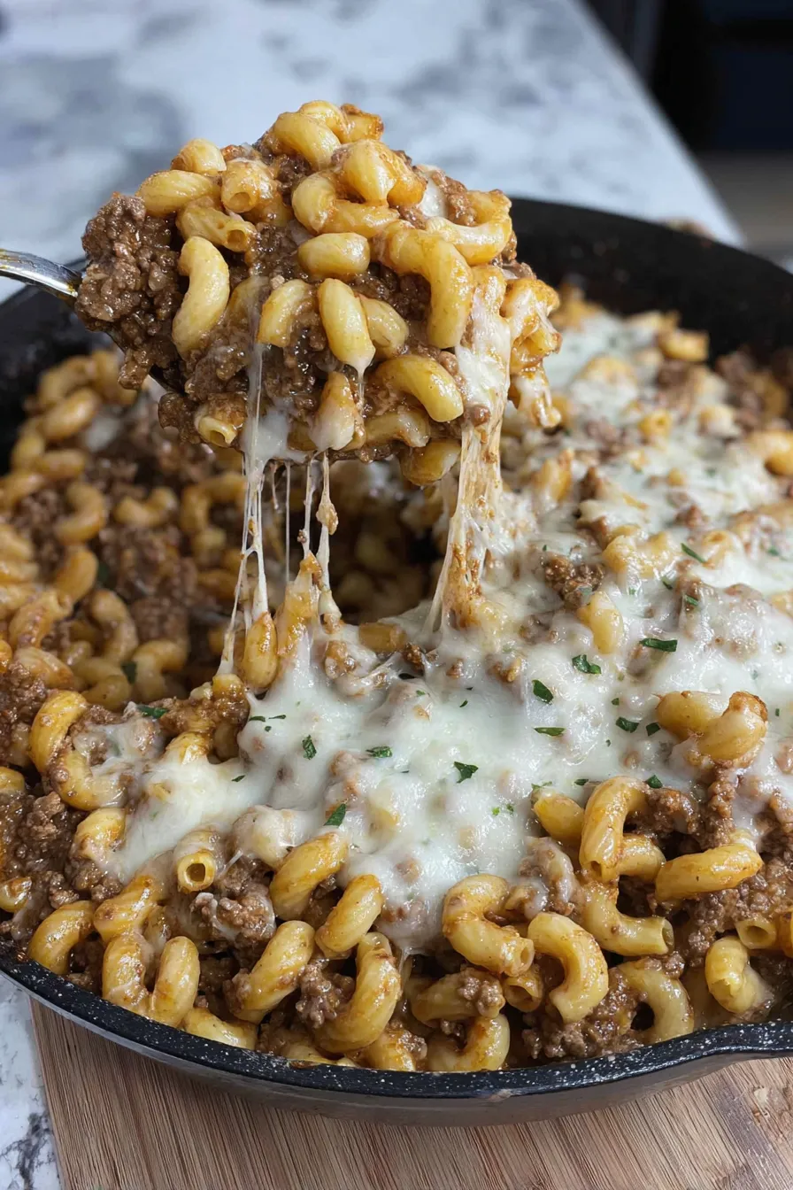 A bowl of macaroni and cheese with a spoon in it.