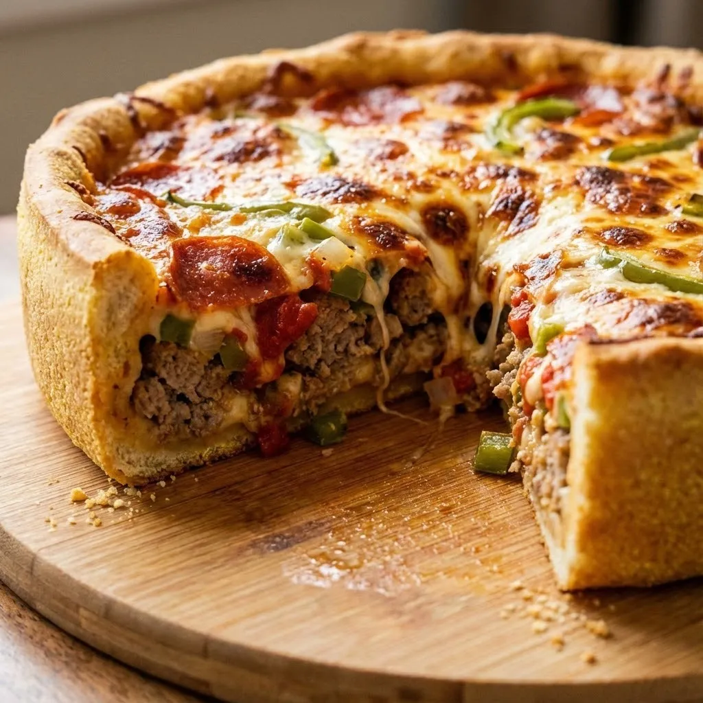 A slice of pizza with pepperoni and cheese.