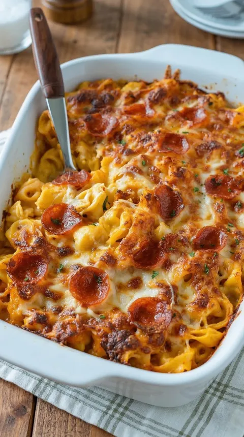 A white bowl filled with a delicious pasta dish.