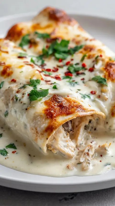 A delicious meal of chicken and cheese.