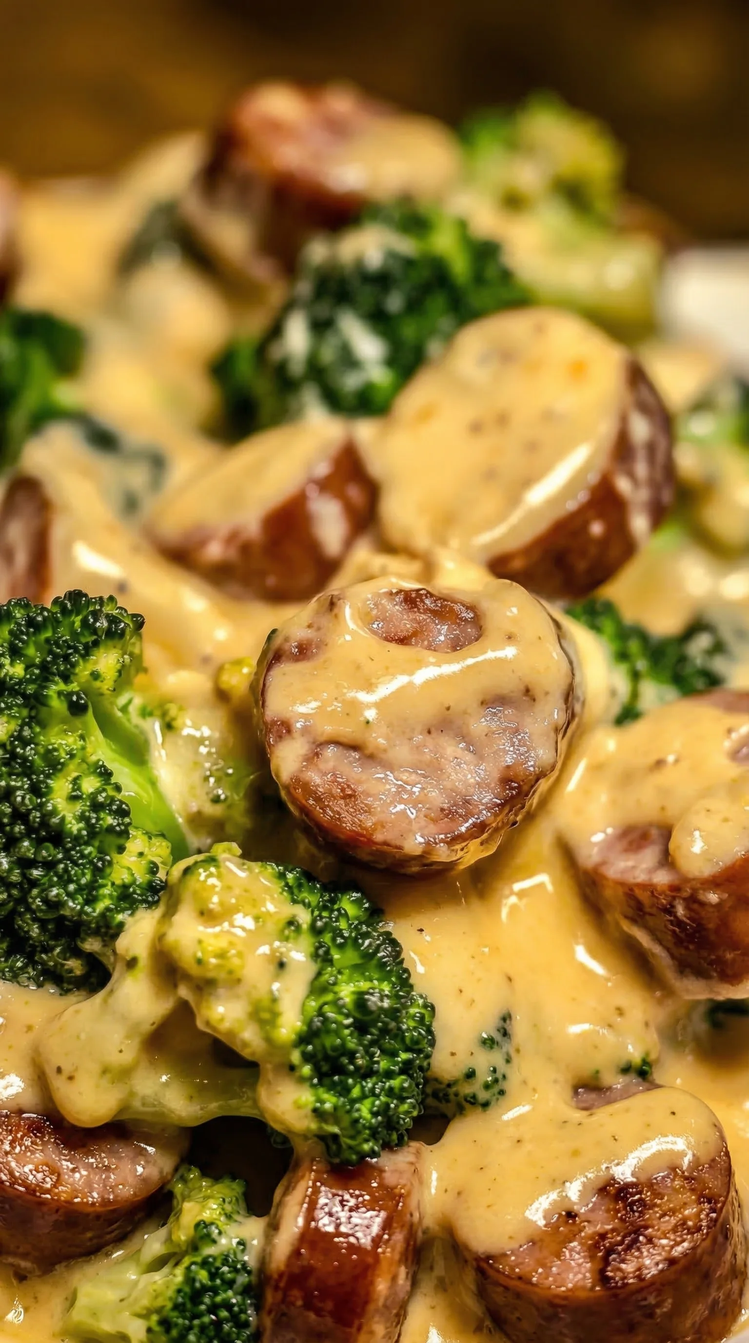 A plate of food with broccoli and meat.