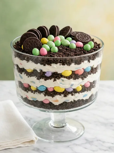 A cake with chocolate and white frosting.