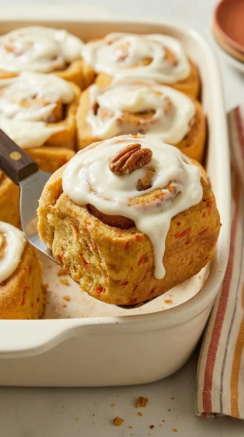 A piece of cake with white frosting and a nut on top.