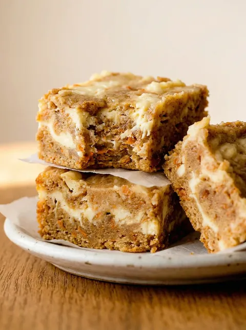A plate of cake slices.