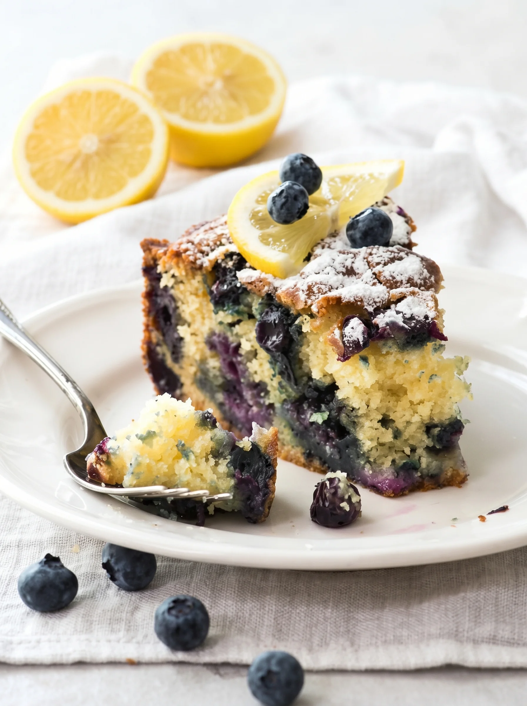 blueberry lemon yogurt cake.