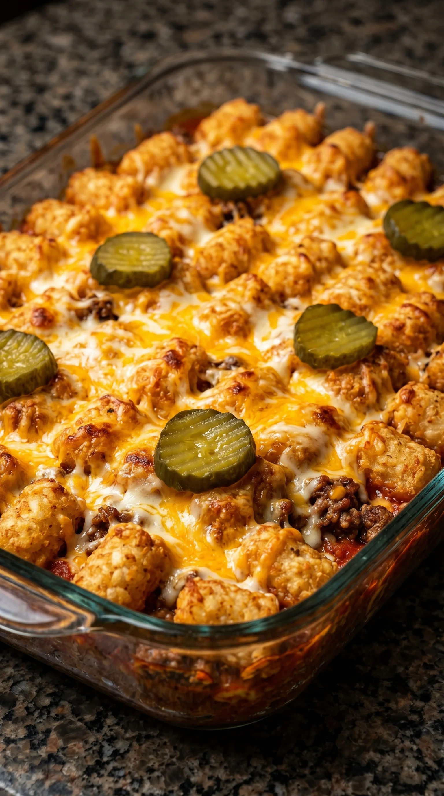 A loaded cheeseburger tater tot.