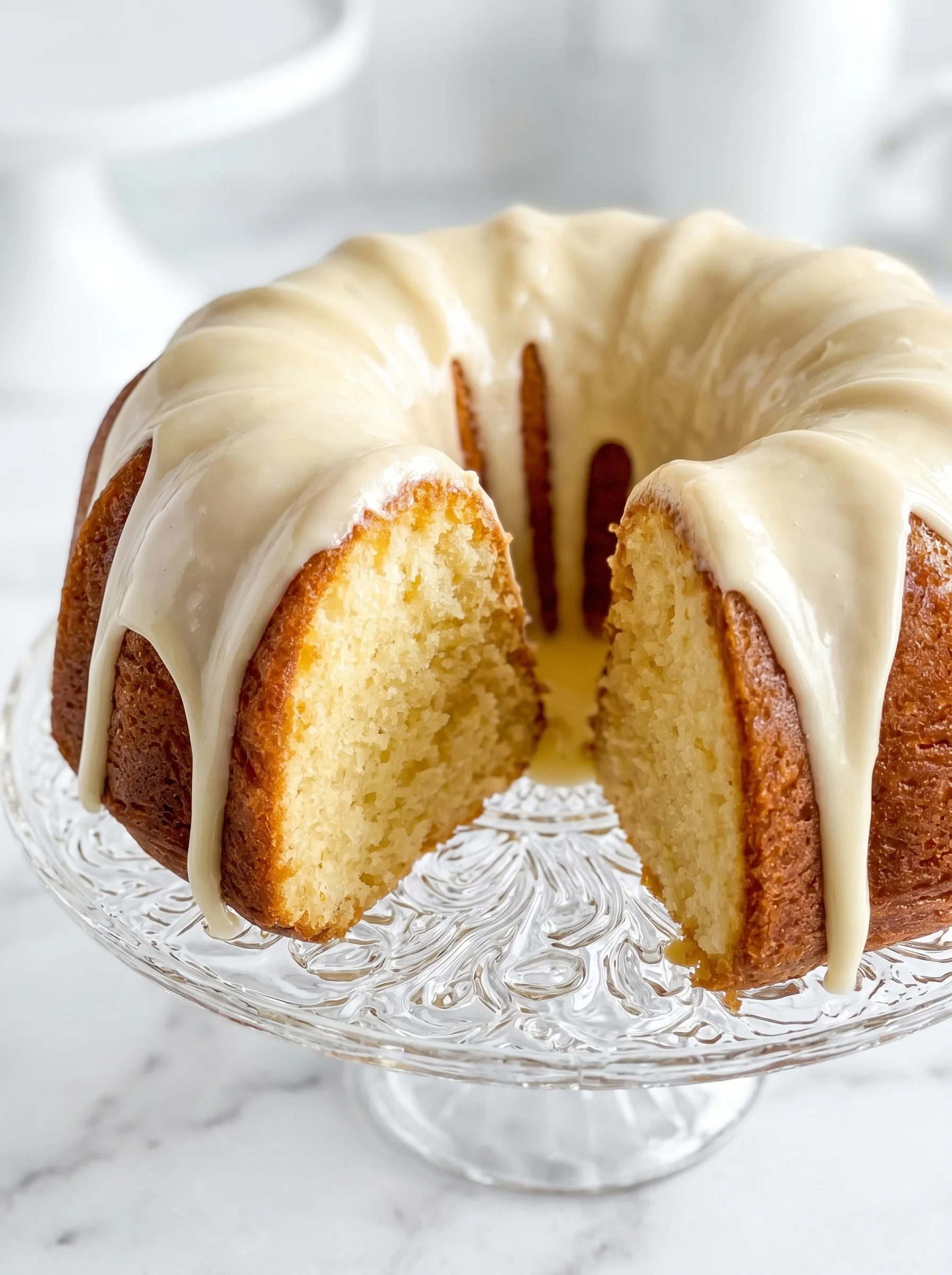 A slice of Slap Ya Momma Pound Cake.