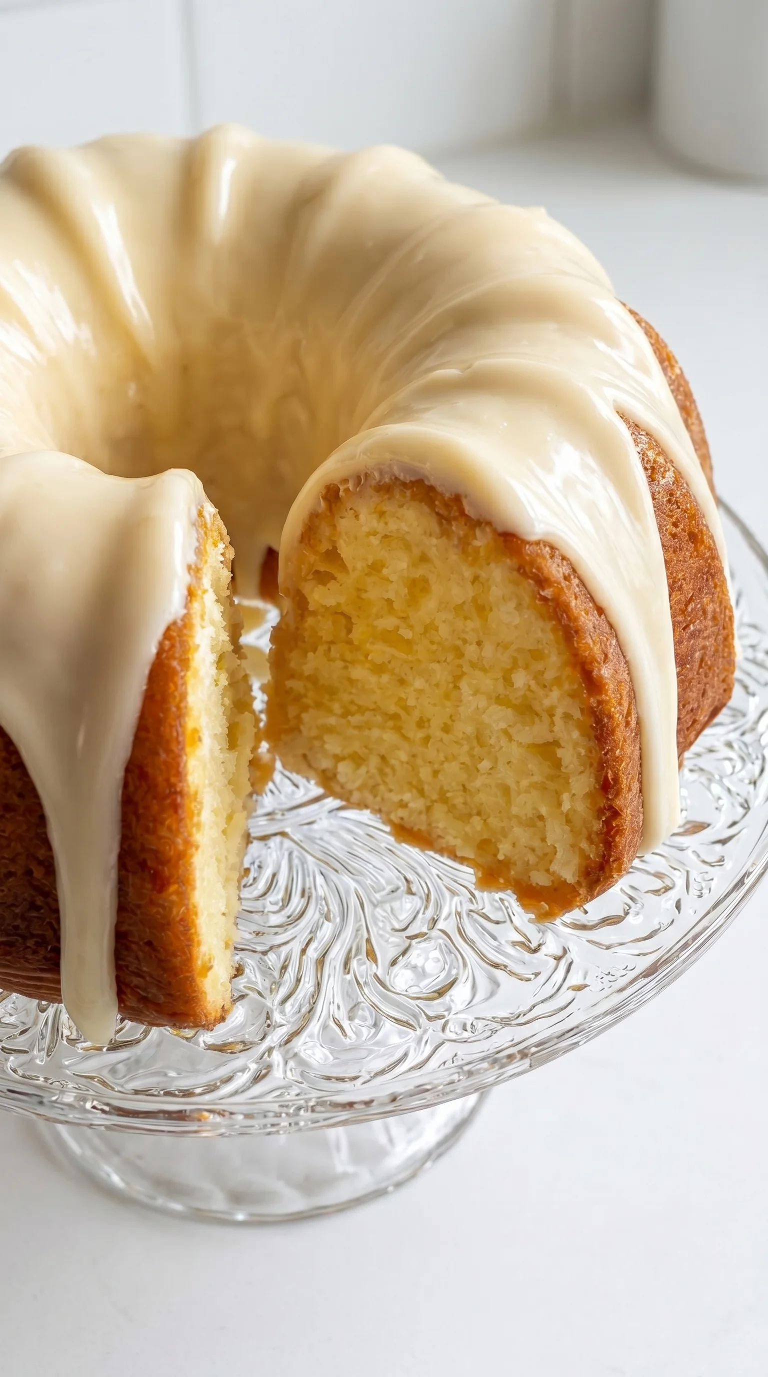A slice of delicious Slap Ya Momma Pound Cake.
