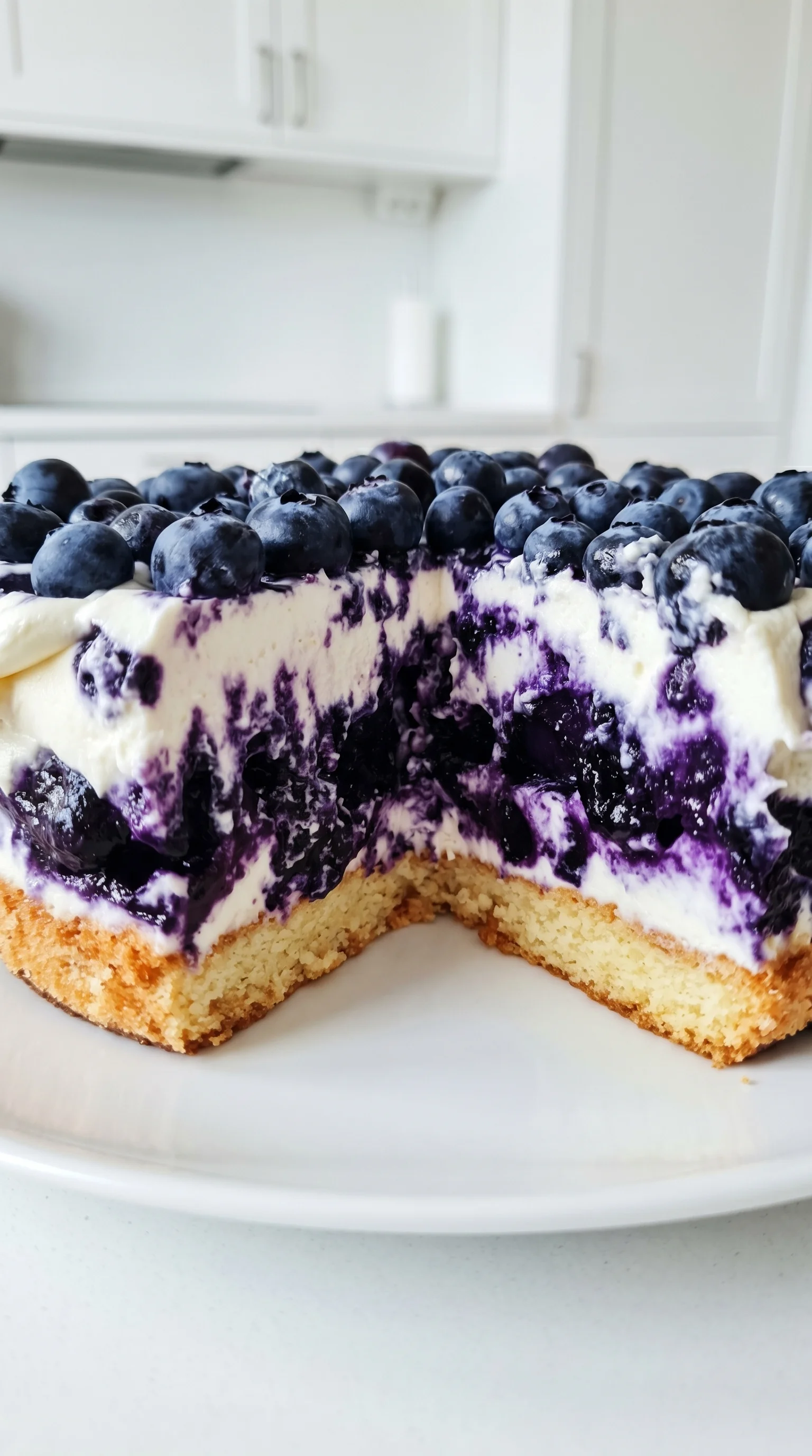 Nova Scotia Blueberry Cream Cake.