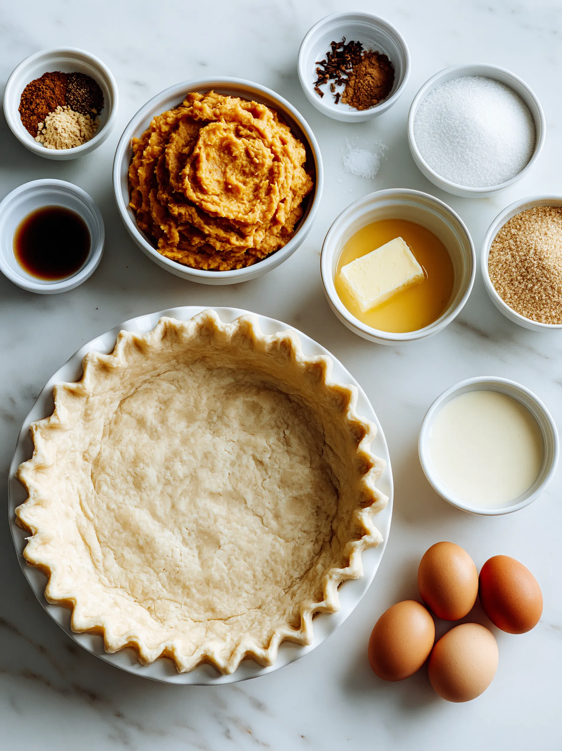 A pie with a yellow filling and a crust.
