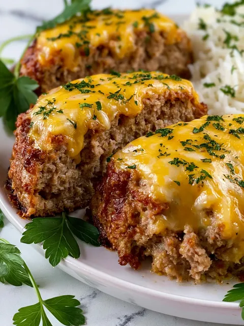 A plate of Mexican Taco Meatloaf.