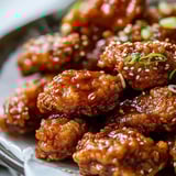 A plate of chicken wings with sauce.