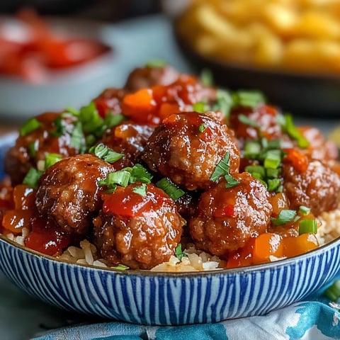 Sweet and Sour Meatballs