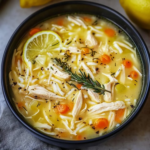 Greek Lemon Chicken Soup