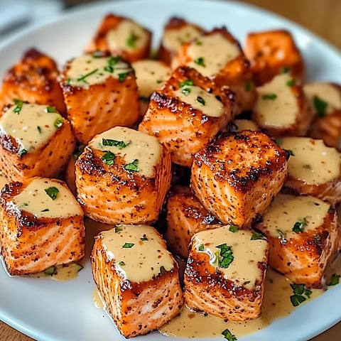 Crispy Spicy Salmon Bites