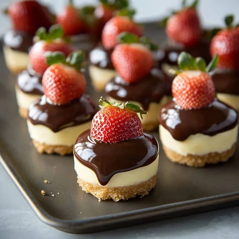 Chocolate Dipped Strawberry Cheesecake